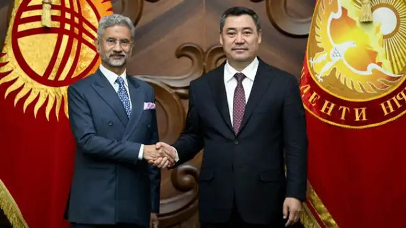 Jaishankar meets President Sadyr Zhaparov of Kyrgyz Republic