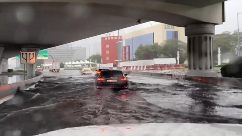 Heavy Rain, Hailstorm Wreak Havoc in UAE