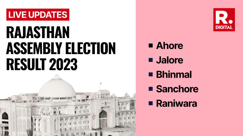 LIVE Ahore, Jalore, Bhinmal, Sanchore, Raniwara  Election Result 2023: Counting  begins at 8AM	 . 