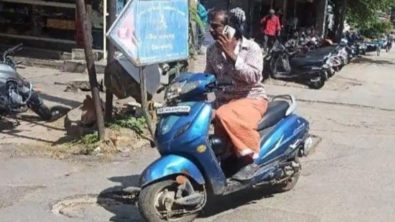 Bengaluru Biker Hits Tripple Century Of Traffic Violations