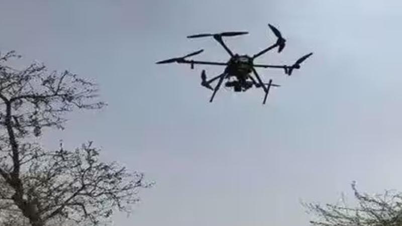 During a targeted search near Chak Bhange Wala village, BSF located a drone in a paddy field in Punjab's Ferozepur district."