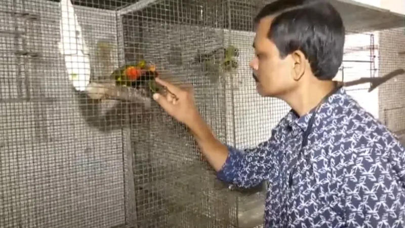 Bhubaneswar aviculturist transforms home into aviary on National Birds Day