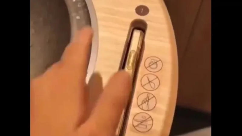 Japanese phone cleaner video goes viral