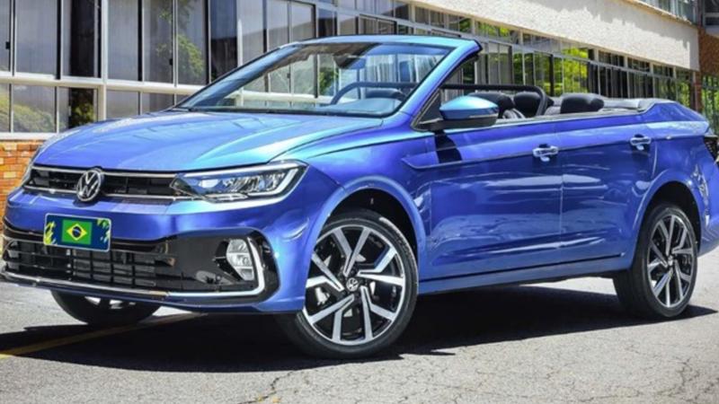 Volkswagen Virtus convertible revealed specifically for Brazil 