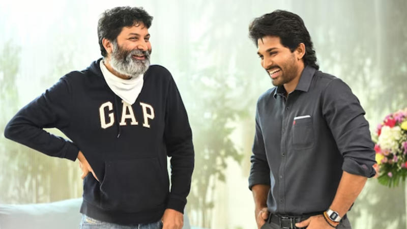 Trivikram Srinivas with Allu Arjun