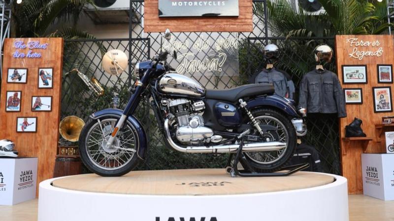 Jawa 350 in new colour scheme showcased in India; launch soon