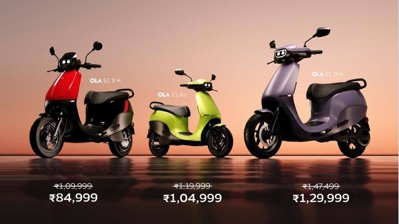 Ola Electric cuts its scooter prices by up to Rs 25,000