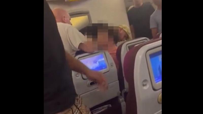 UK Flyer Punches Flight Steward, Destroys Toilet During Flight | Video