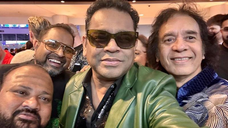 AR Rahman with Zakir Hussain, Shankar Mahadevan, Selva Ganesh