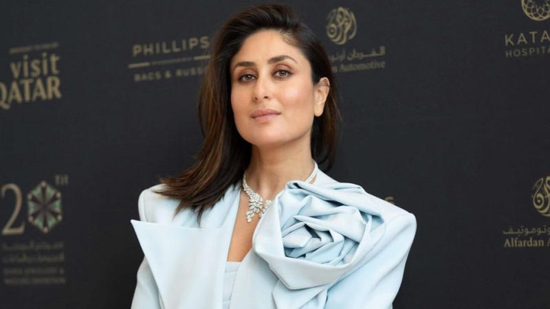 Kareena Kapoor’s fans were awestruck after the actress took to her Instagram and shared photos in her powder blue dress for the Doha event.