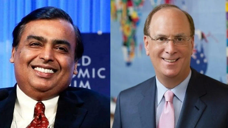 Mukesh Ambani, Larry Fink 