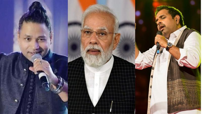 Kailash Kher, Narendra Modi, Shankar Mahadevan