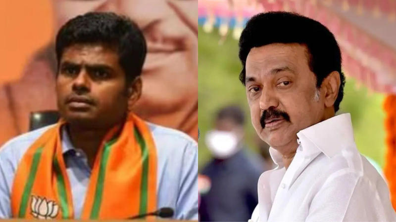 Tamil Nadu BJP Chief Annamalai and CM MK Stalin