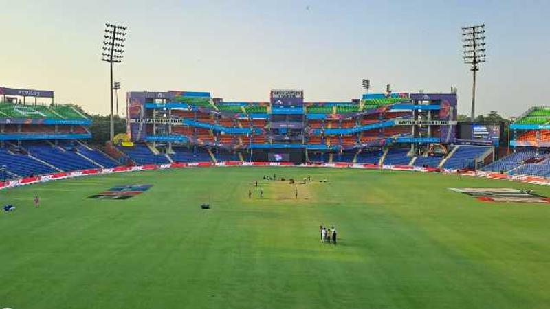 The Arun Jaitley Stadium pitch