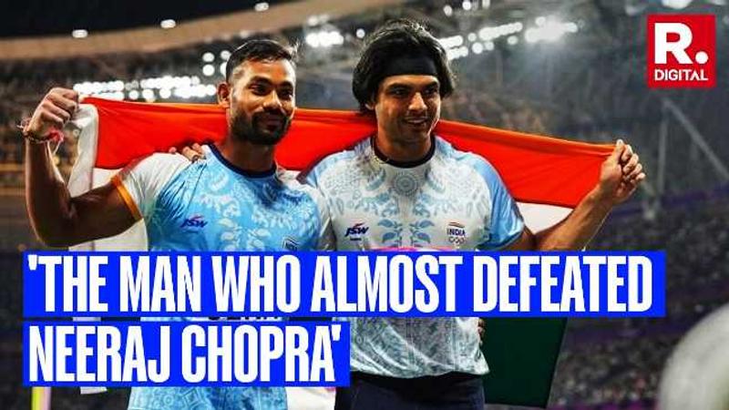 Neeraj Chopra and Kishore Kumar Jena during Asian Games 2022