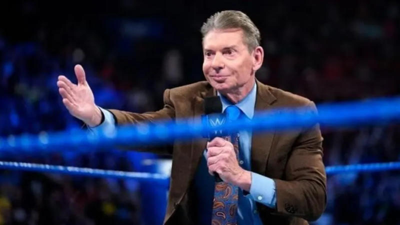 Vince McMahon during a show in SmackDown
