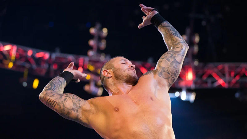 Randy Orton making his entrance in the ring