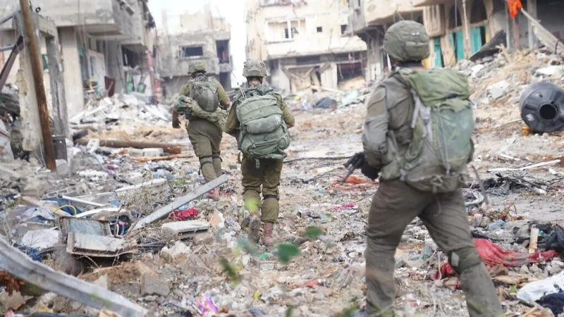 IDF soldiers in the Gaza Strip