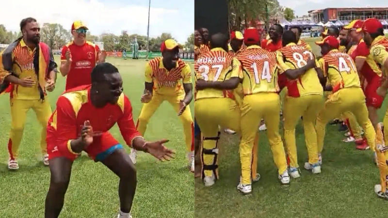 Uganda Players Celebrate With Spirited Dance After Qualifying For T20 World Cup 2024 Watch