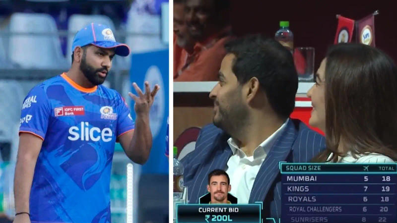 Rohit Sharma and Akash Ambani