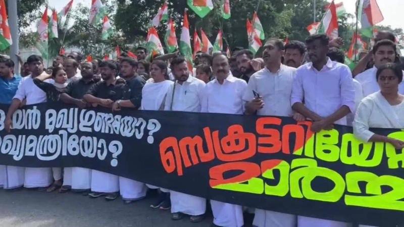 "Kerala CM Files Riot Cases Against Congress