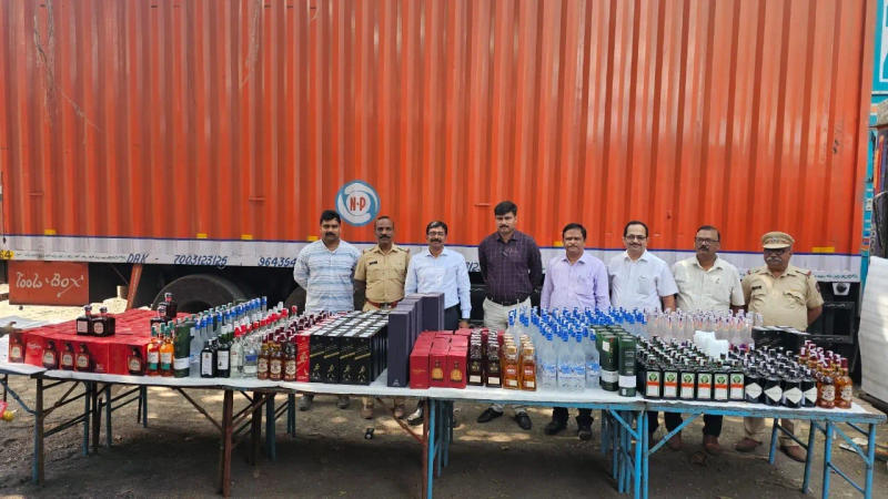 Excise raid seizes 590 bottles of foreign liquor worth Rs 80 Lakh