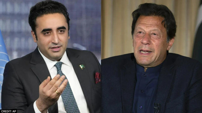 Former Foreign Minister of Pakistan Bilawal Bhutto and Ex-Prime Minister Imran Khan