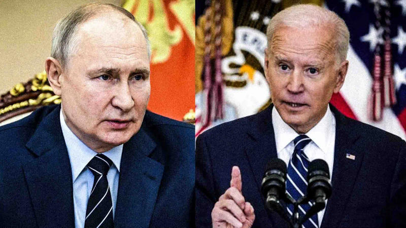 Russian President Vladimir Putin and US President Joe Biden