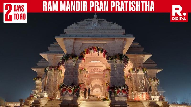 Ram Mandir LIVE: 2 Days to go