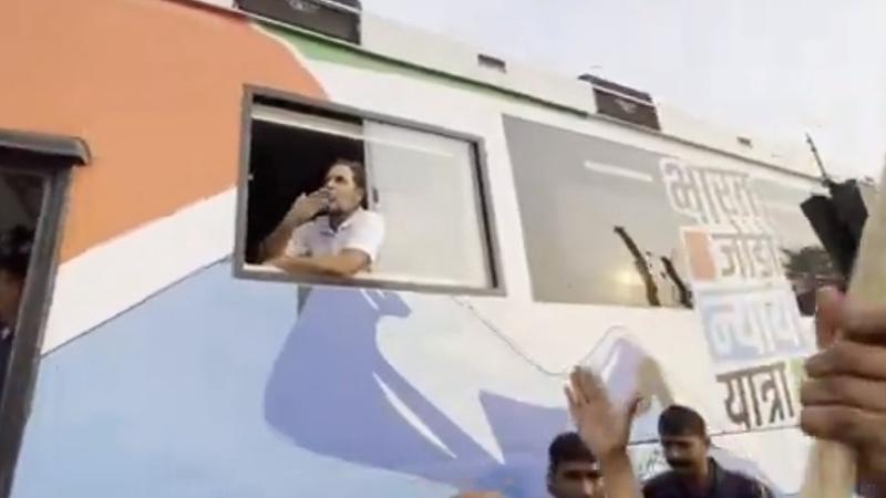 Rahul Gandhi Faces Crowd Protest in Assam, Responds with Flying Kiss