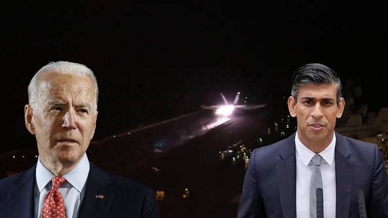US President Joe Biden and UK Prime Minister Rishi Sunak