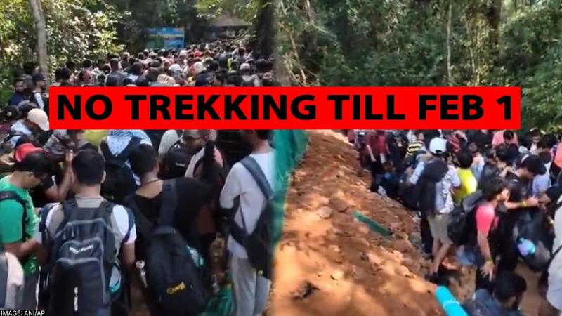 Ban on Trekking Till Feb 1: Karnataka Orders Temporary Ban Following Crowding at Kumara Parvata