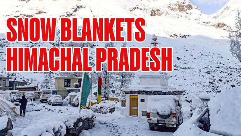 Heavy Snowfall Disrupts Normal Life in Himachal Pradesh