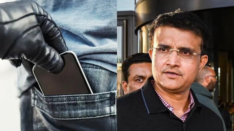 Former Indian cricket captain and BCCI President Sourav Ganguly's phone  worth Rs 1.6 Lakhs was stolen from his home in Behala