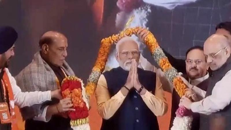 PM Modi at BJP Convention 