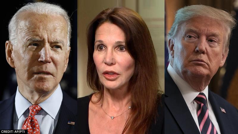 US President Joe Biden, Ronald Reagan's daughter Patti Davis and Former US President Donald Trump