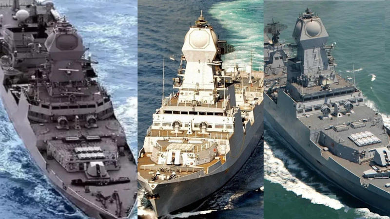 The Indian Navy responding to Arabian Sea attacks has deployed three guided missile destroyers: INS Kochi, INS Mormugao and INS Kolkata