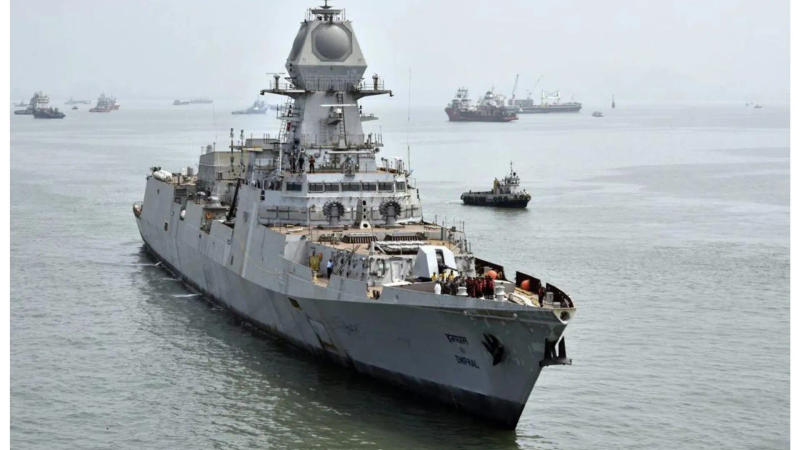 INS Imphal, the newest addition to Indian Navy's destroyer fleet 