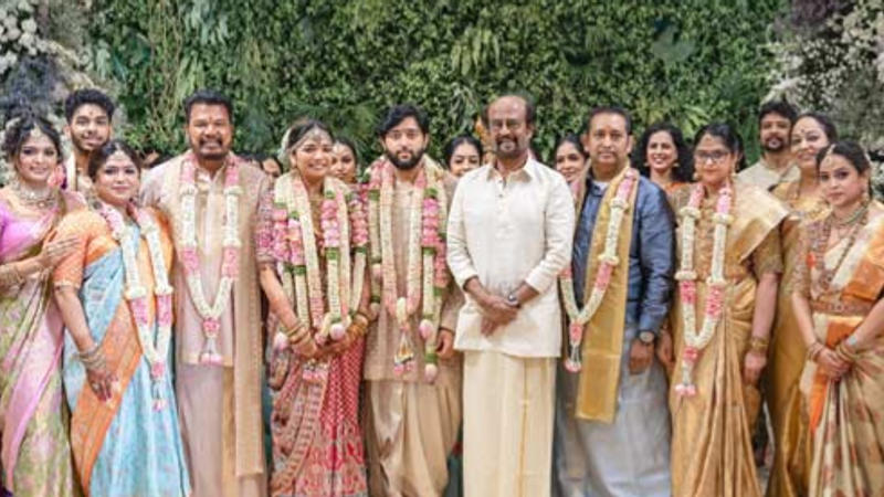 Rajinikanth at S Shankar's daughter's wedding