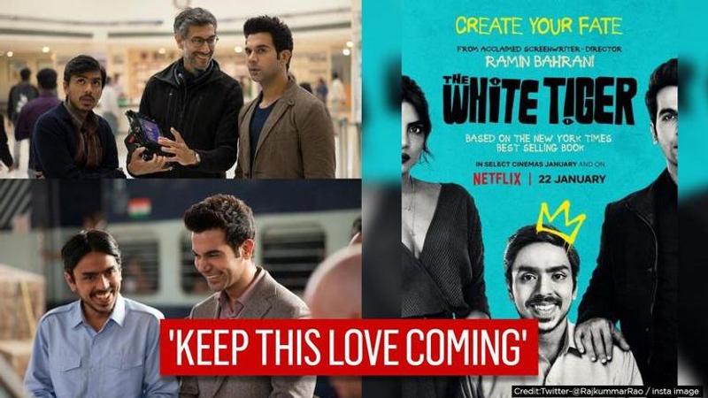 Rajkummar Rao expresses gratitude to 'The White Tiger' team, thanks fans for their love