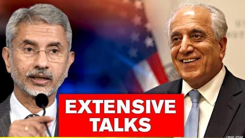 Jaishankar holds talks with US special envoy Zalmay Khalilzad