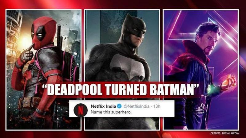 Netflix asks 'name this superhero' with B-Town villain pic; netizens name Batman, Deadpool