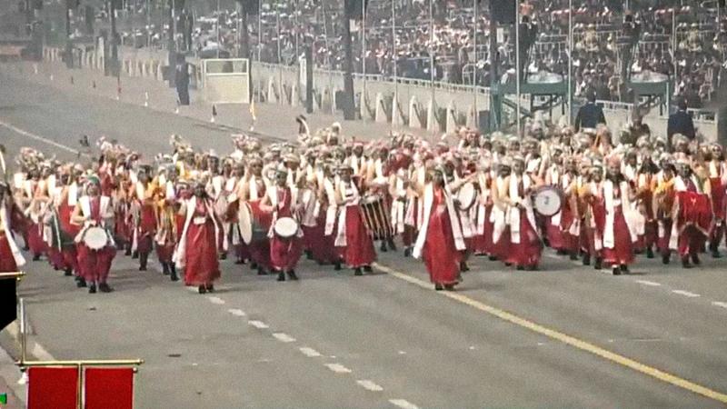 Republic Day Parade at Kartavya Path begins with 'Aavahan'. 