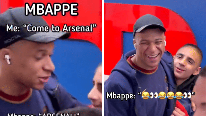 Kylian Mbappe asked to come to Arsenal