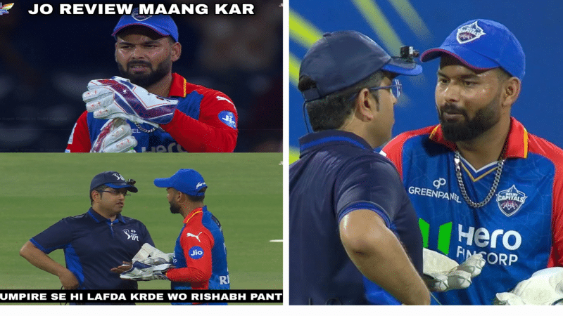 Rishabh Pant during LSG vs DC match