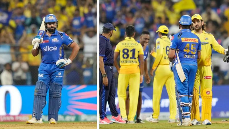 MI vs CSK: Rohit Sharma's century in vain