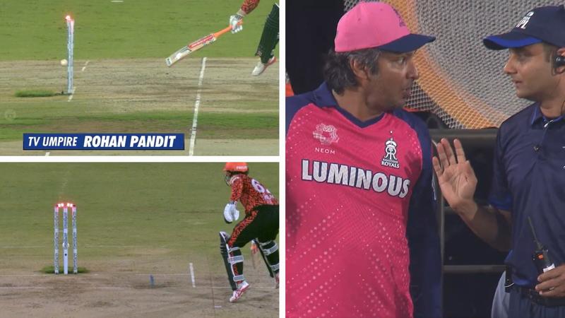 Kumar Sangakkara livid with umpire after Travis Head's decision