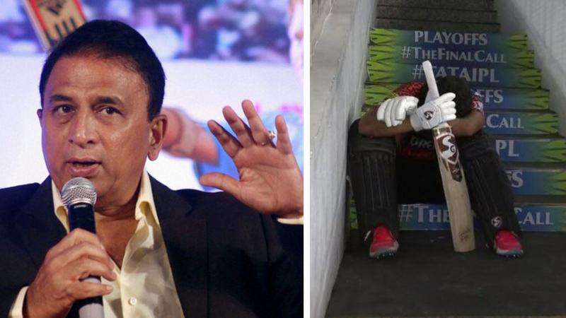 Sunil Gavaskar comments on Rahul Tripathi's wicket