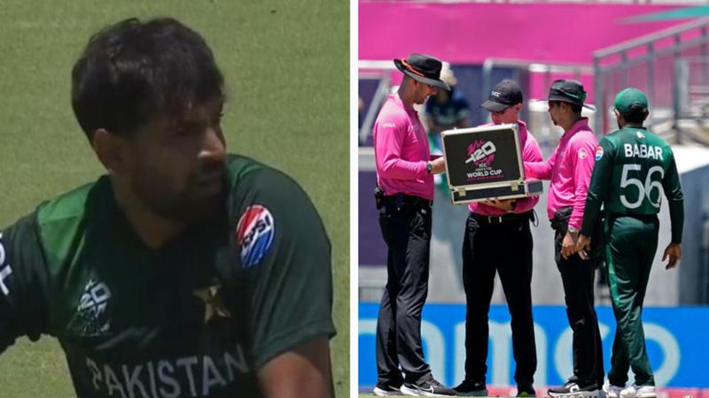 PAK vs USA: Haris Rauf accused of ball tampering