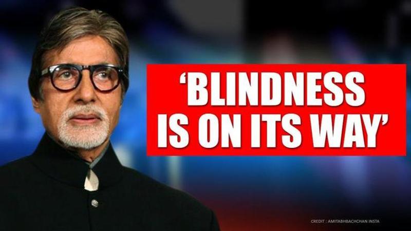 Amitabh Bachchan expresses concern over blur vision, reveals 'blindness is on its way'